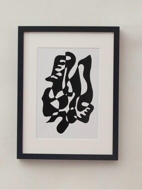 Picasso inspired art abstract shapes drawing